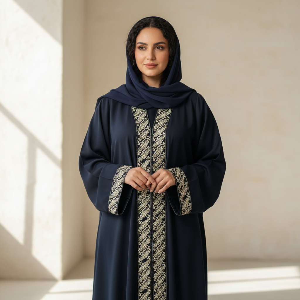 Elegant Lace Abaya